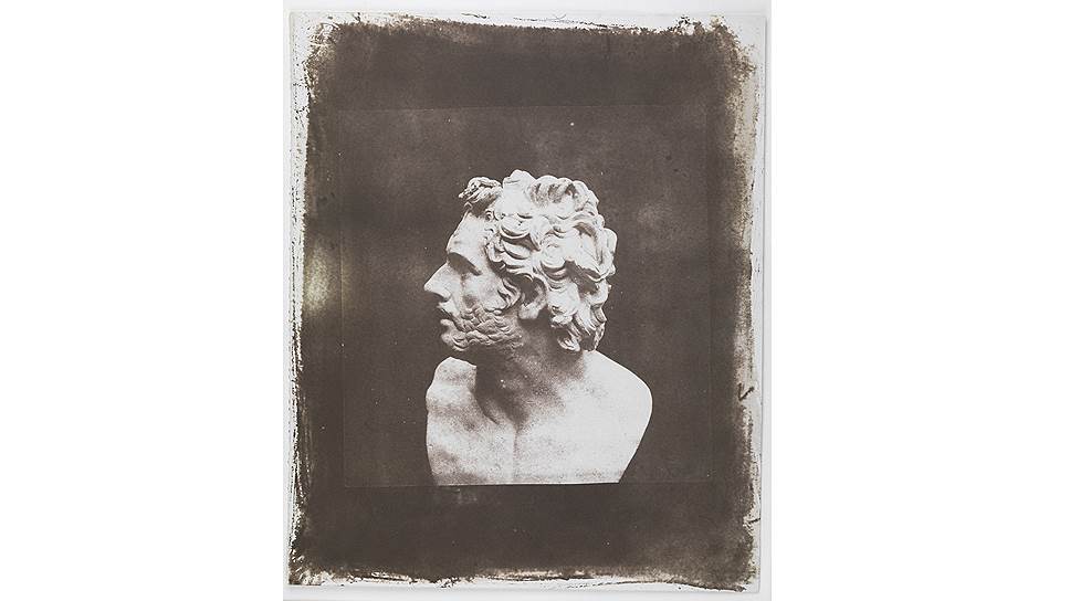 Бюст Патрокла, профиль. Лист XVII из альбома «Карандаш природы», 1843 год