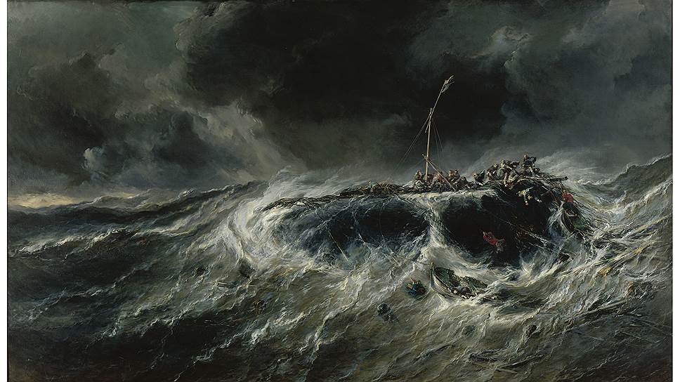 Эжен Изабе. «Гибель „Эмили"», 1865
