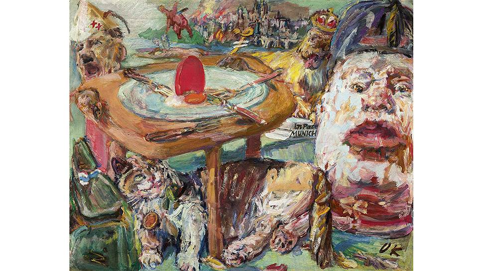 Оскар Кокошка. «Красное яйцо», 1941