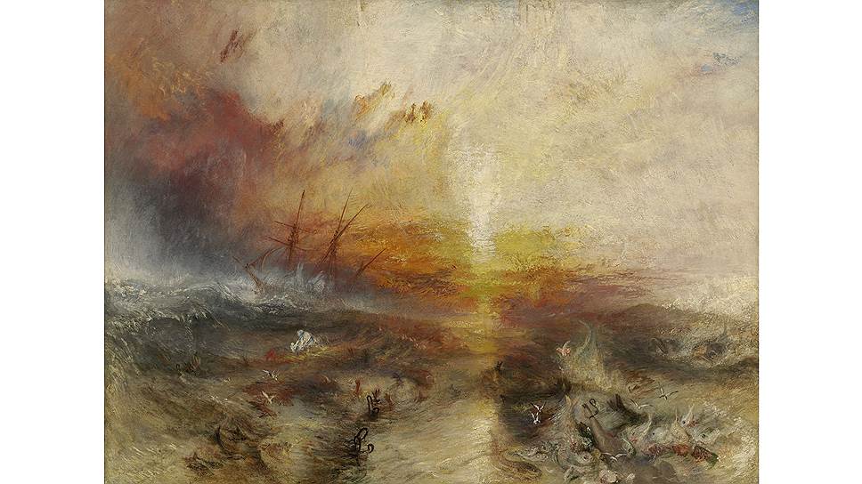 Уильям Тёрнер. «Невольничий корабль», 1840 