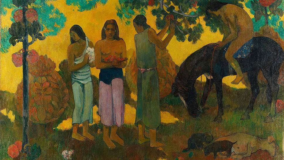 Поль Гоген. «Сбор плодов», 1899 