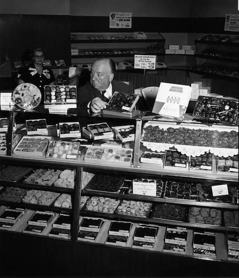 На съемках «На север через северо-запад», 1959