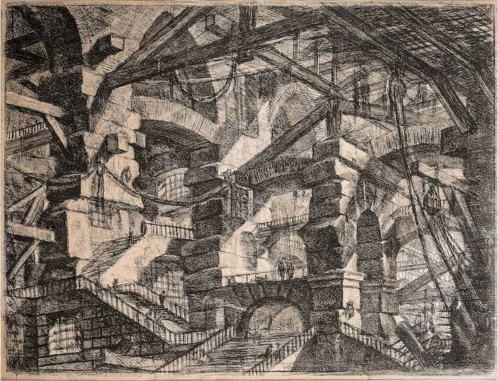 Джованни Баттиста Пиранези. Из серии «Воображаемые тюрьмы», 1761  