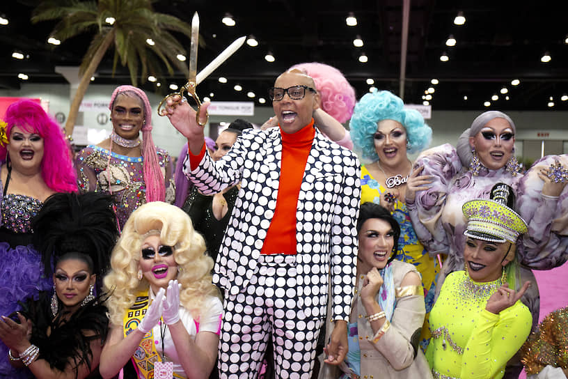 Ру Пол на церемонии открытия DragCon в Лос-Анджелесе, 2018 