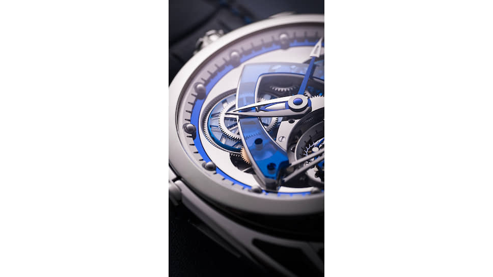 De Bethune Steel Wheels Sapphire Tourbillon