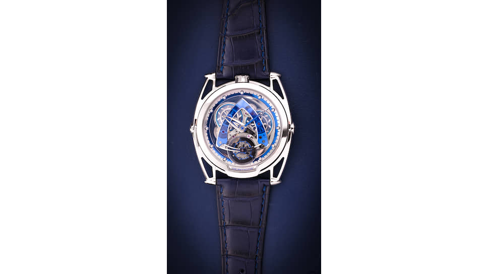 De Bethune Steel Wheels Sapphire Tourbillon