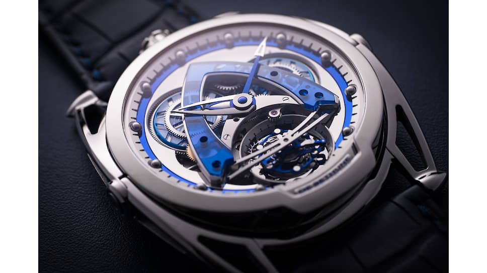 De Bethune Steel Wheels Sapphire Tourbillon