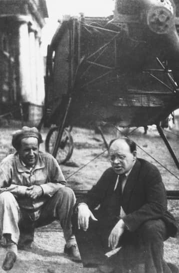 Сергей Эйзенштейн и Исаак Бабель. Ялта, 1936