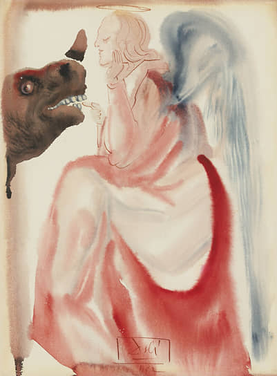 Сальвадор Дали. «Рай. Песнь VI», 1952