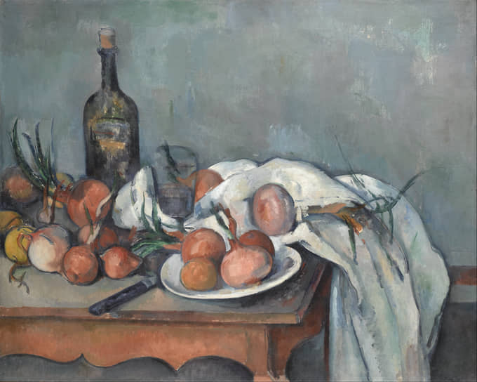 Поль Сезанн. «Натюрморт с луковицами», 1896–1898