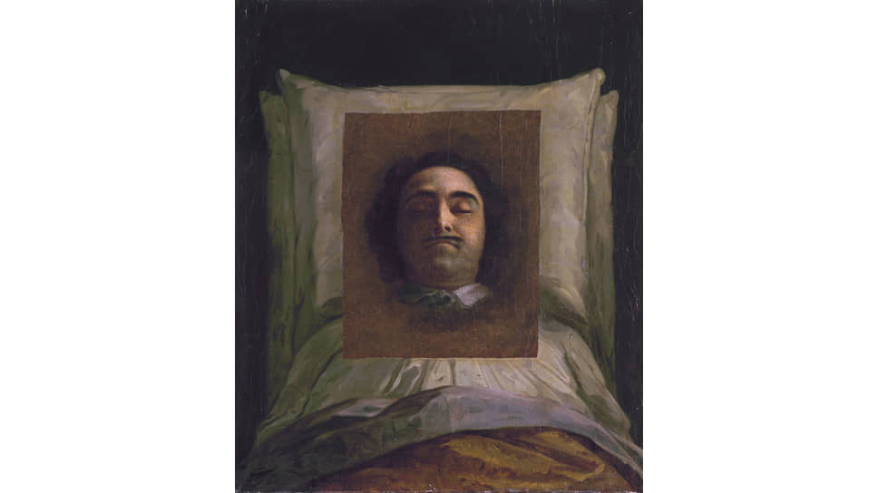 Луи Каравак. «Портрет императора Петра I на смертном одре», 1725 