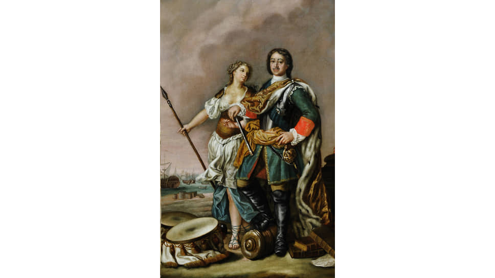 Якопо Амигони. «Петр I с Минервой», XVIII век 