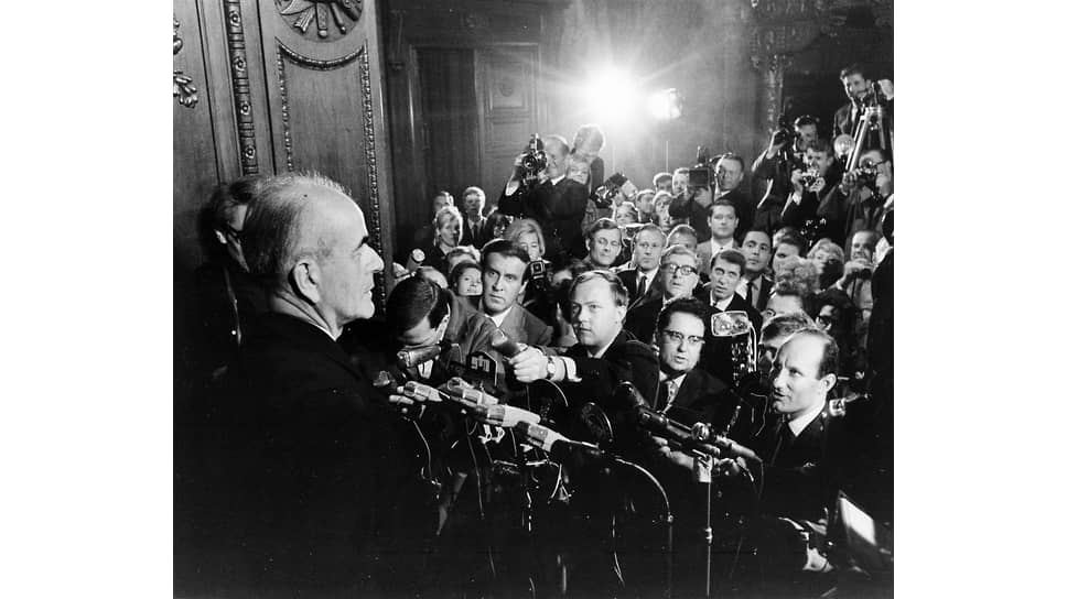 Первая встреча с прессой после выхода на свободу, 1 октября 1966 