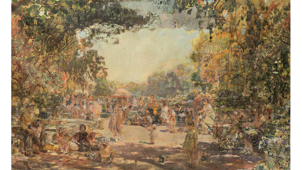 Александр Савинов. «В парке культуры», 1938–1942