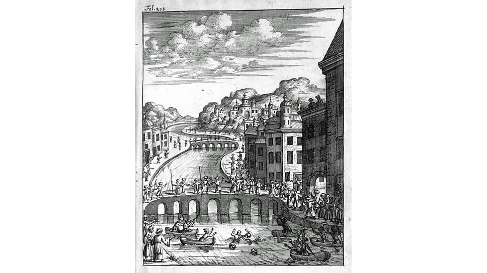 Иллюстрация из голландского издания «Истории севарамбов», 1682
