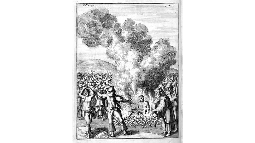 Иллюстрация из голландского издания «Истории севарамбов», 1682