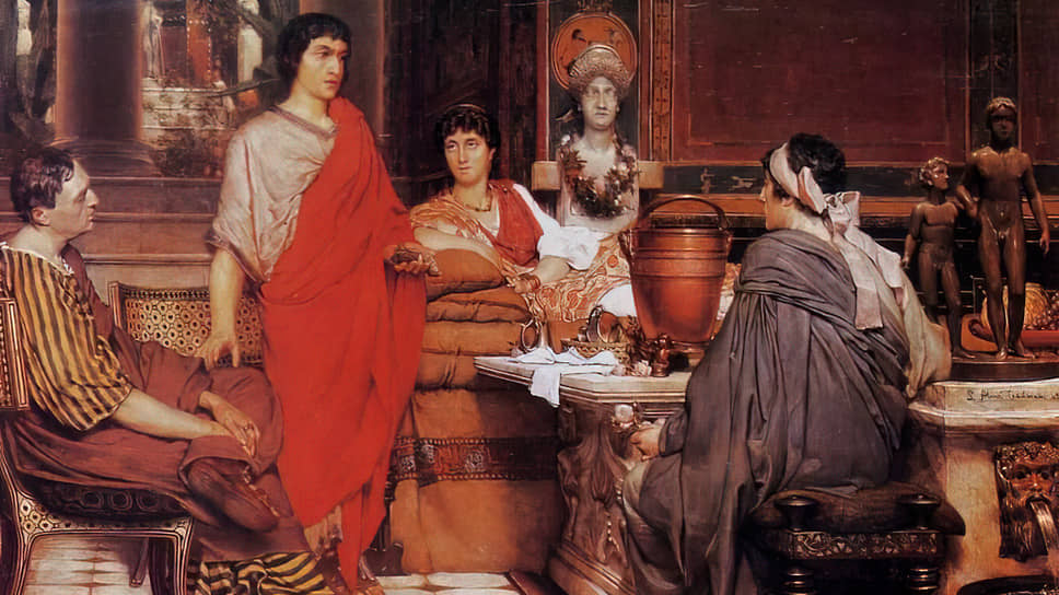 Лоуренс Альма-Тадема. «Катулл у Лесбии», 1865