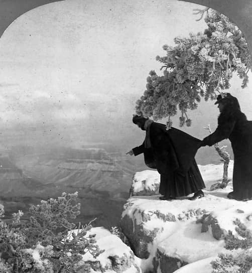 Туристки в Гранд-Каньоне, 1880