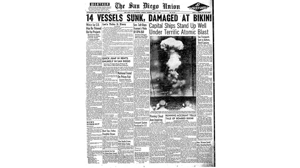 The San Diego Union, 1 июля 1946 