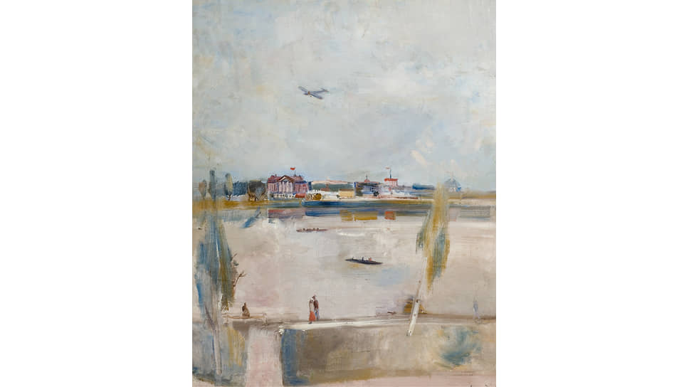 Александр Лабас. «На Москве-реке», 1932