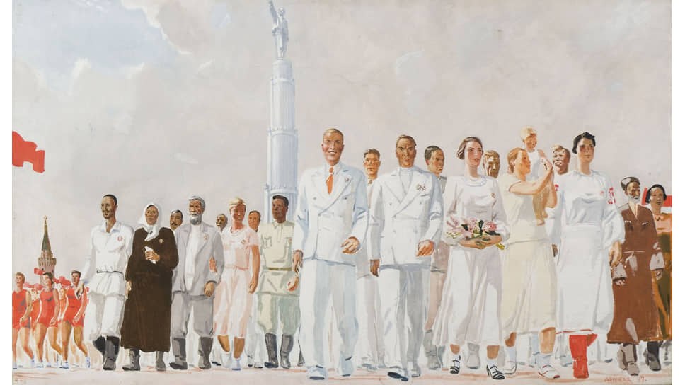 Александр Дейнека. «Стахановцы», 1937