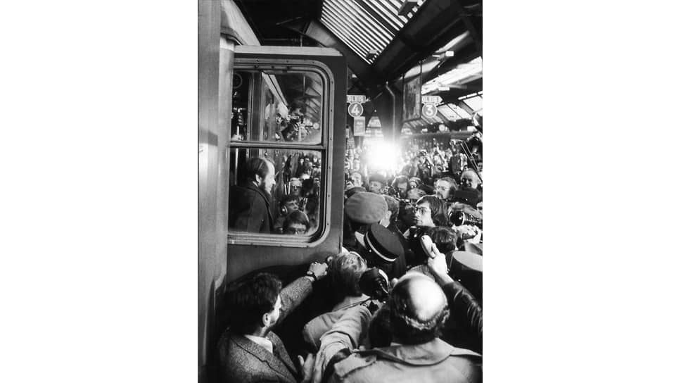 Прибытие Александра Солженицына в Цюрих, 15 февраля 1974