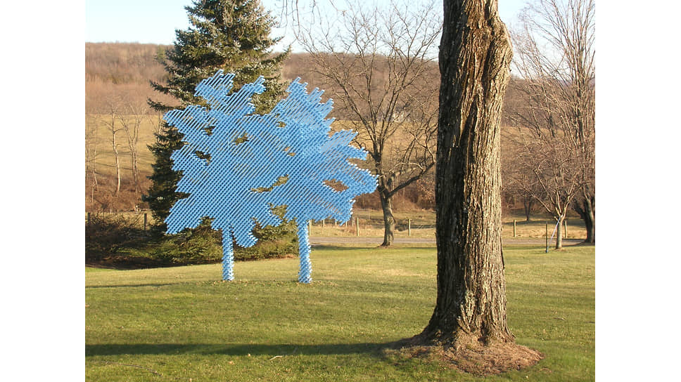 «Голубые деревья» (Нью-Йорк), 2011. Выставка «Александр Константинов. Дом из воздуха и линий» в ГЭС-2