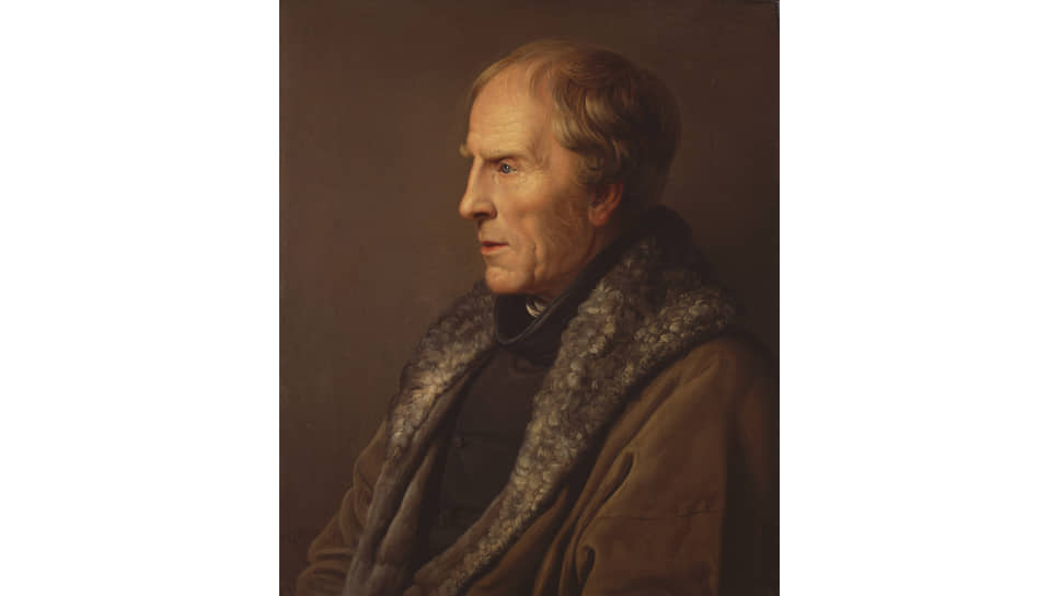 Иоганн Карл Бэр. «Портрет Каспара Давида Фридриха», 1863