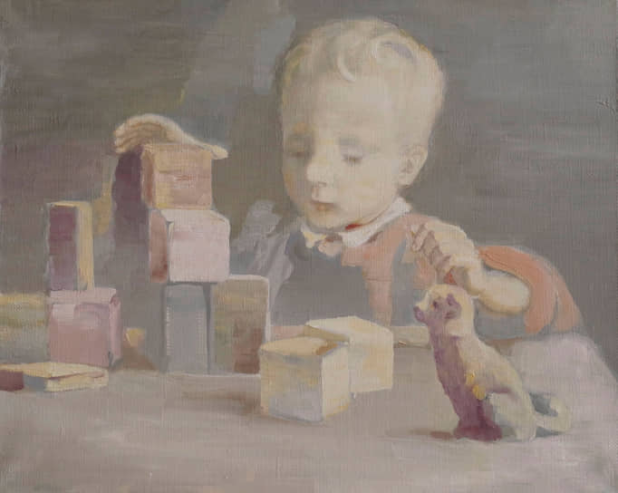 «Мальчик с кубиками», 2023 