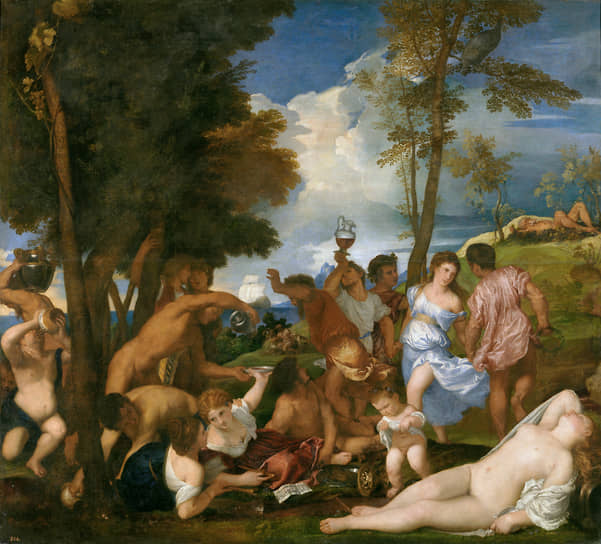 Тициан. «Вакханалия на острове Андрос», 1523–1526