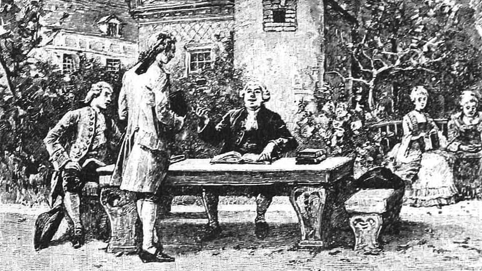 Вольтер. «Кандид, или Оптимизм». Иллюстрация Адриана Моро, 1894 