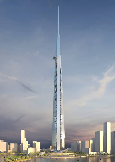 Визуализация небоскреба Jeddah Tower