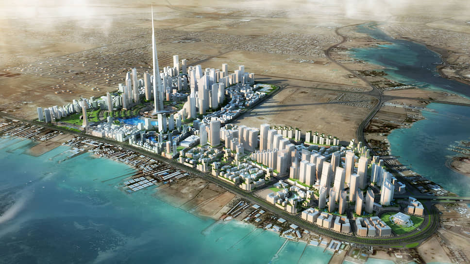 Визуализация небоскреба Jeddah Tower