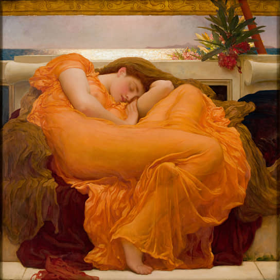 Фредерик Лейтон. «Пылающий июнь», 1895