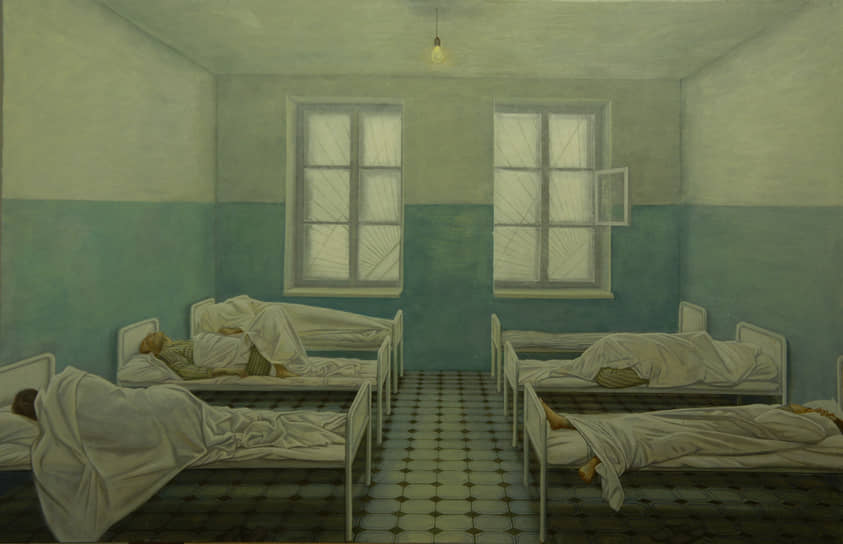 Мария Сафронова. «7.00. Подъем. Палата», из серии «Распорядок дня», 2012