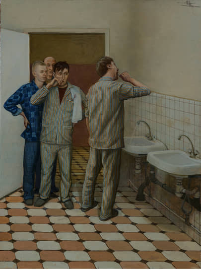 Мария Сафронова. «7.20. Умывание. Туалет», из серии «Распорядок дня», 2012