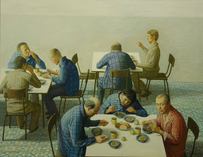 Мария Сафронова. «13.15. Обед. Столовая», из серии «Распорядок дня», 2012