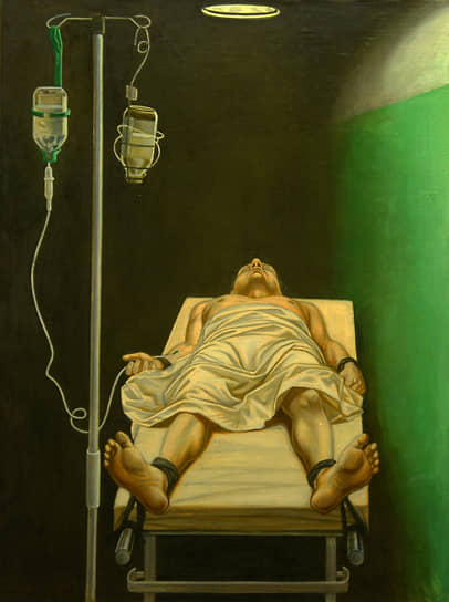 Мария Сафронова. «20.50. Капельница. Подсобка», из серии «Распорядок дня», 2012