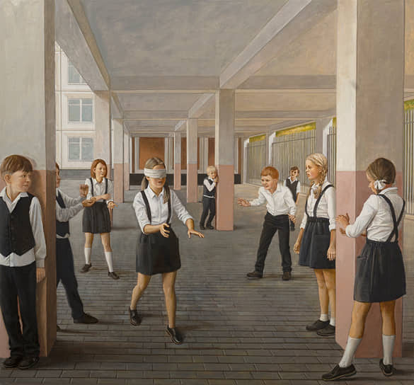 Мария Сафронова. «Жмурки», из серии «Опытное поле», 2018