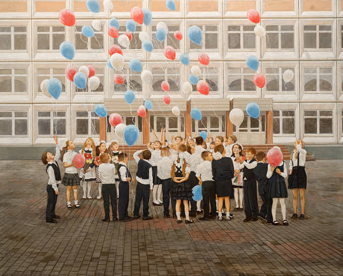 Мария Сафронова. «Шарики», из серии «Опытное поле», 2018