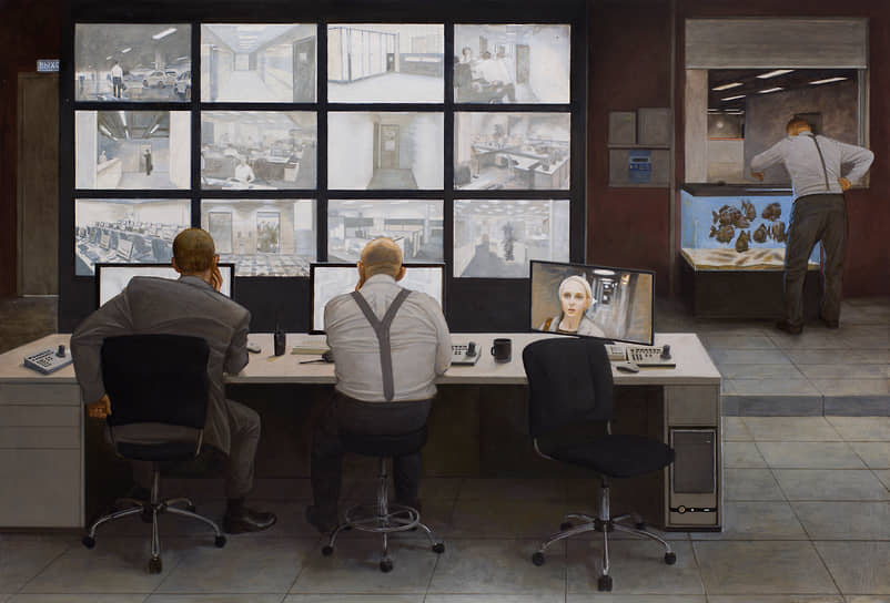 Мария Сафронова. «Охрана», из серии «Офис», 2016