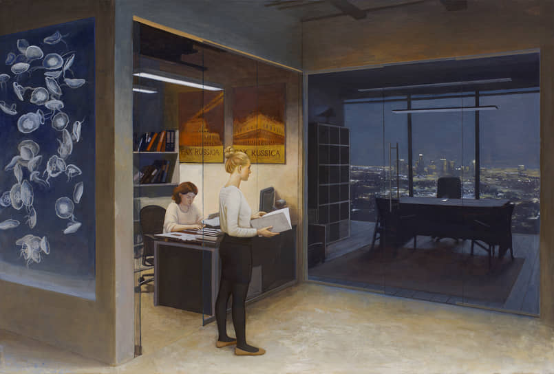 Мария Сафронова. «СМС», из серии «Офис», 2016