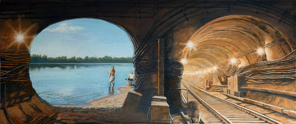 Мария Сафронова. «Рыбалка», из серии «Среда обитания», 2010