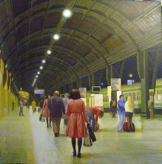 Мария Сафронова. «Ночной поезд», из серии «Среда обитания», 2009