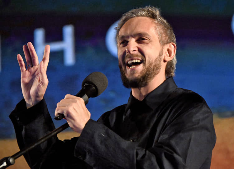 Продюсер Михаил Врубель на премьере фильма «Василий» режиссера Дмитрия Литвиненко в кинотеатре «Октябрь». Москва, 22 января 2025 года