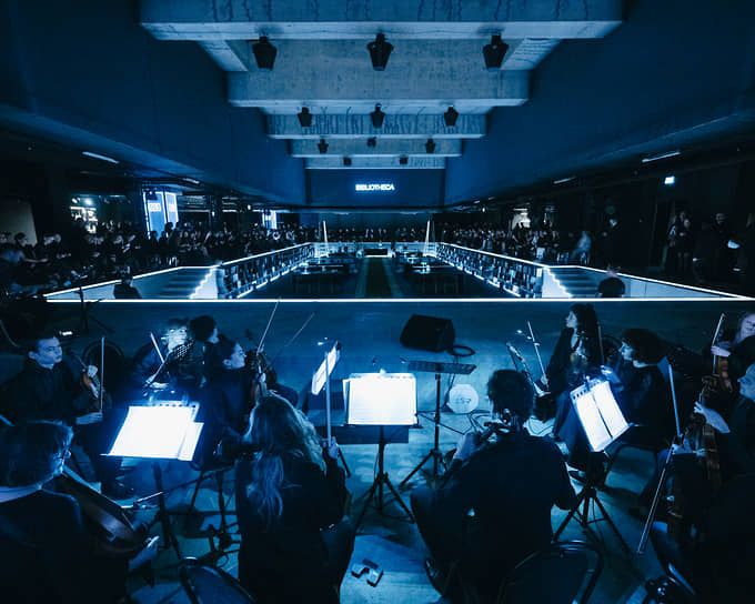Перформанс «Silent Opera: В поисках протагониста» в пространстве Bibliotheca 