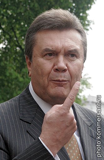Лидер Партии регионов Украины Виктор Янукович. Киев, 2006 год 