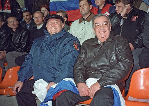 С Юрием Лужковым. 1999 год