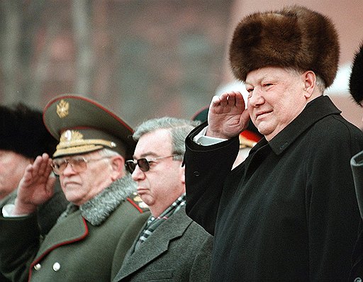 С Борисом Ельциным и Игорем Сергеевым. 1999 год