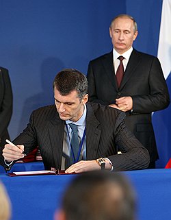 Владимир Путин лично подтвердил платежеспособность Михаила Прохорова